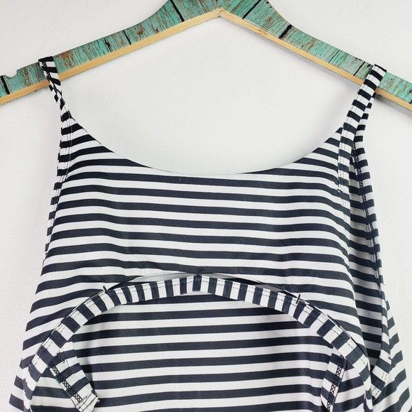 Joy Lab Striped Tank Top with Open Perforated Back - Picture 6 of 8